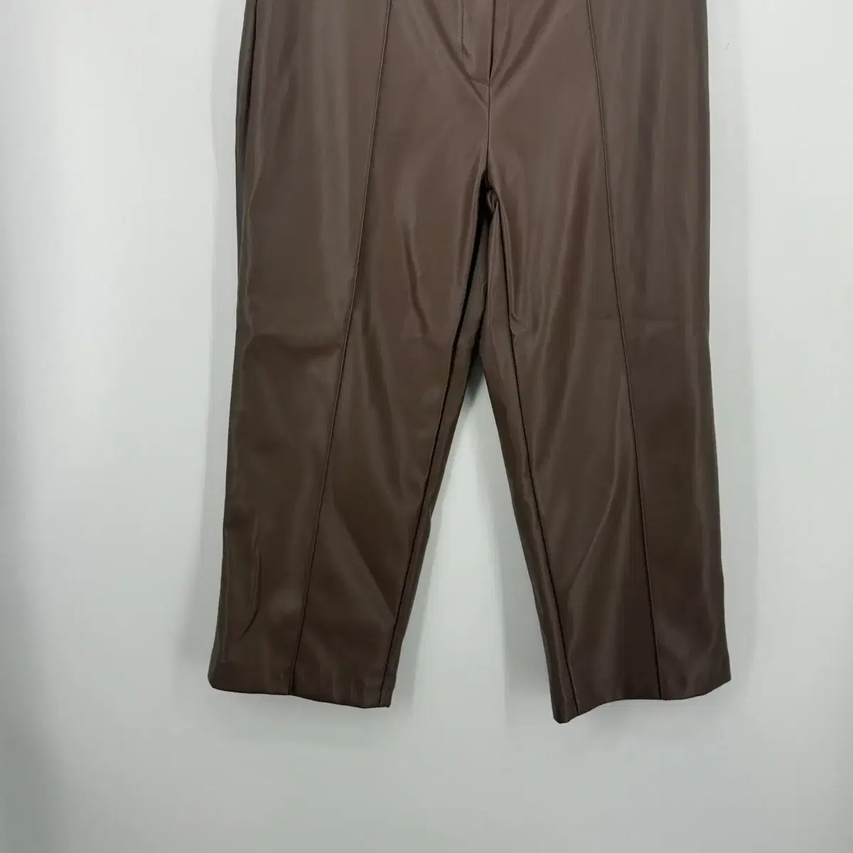 A&D 가죽 벨티드 와이드 슬랙스 (88 size / BROWN)