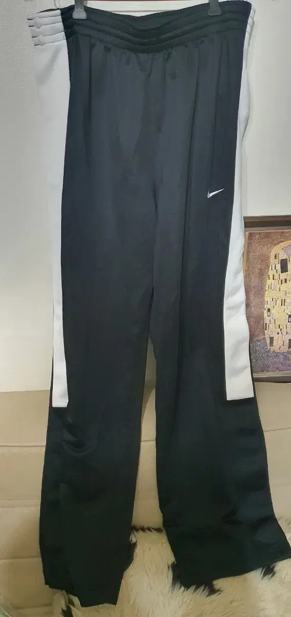 나이키 농구 웜업 팬츠 바지 똑딱이 버튼 단추 바스켓볼 nike L 극미