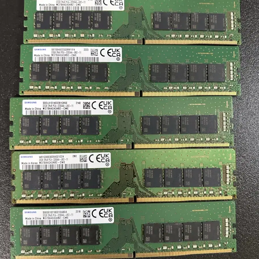 데스크탑 3200AA 메모리 삼성 DDR4 32G