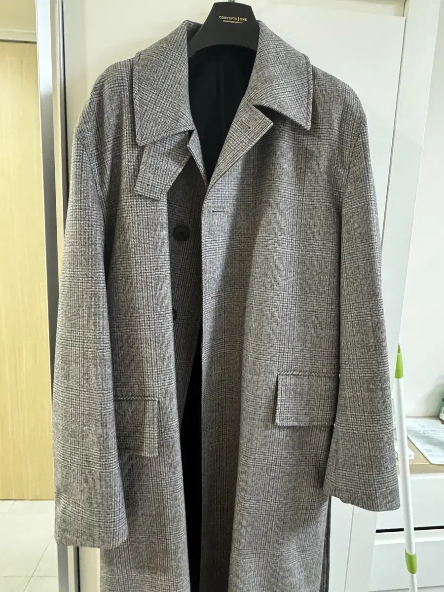 (last price)Solid Homme 21FW Check Coat 50