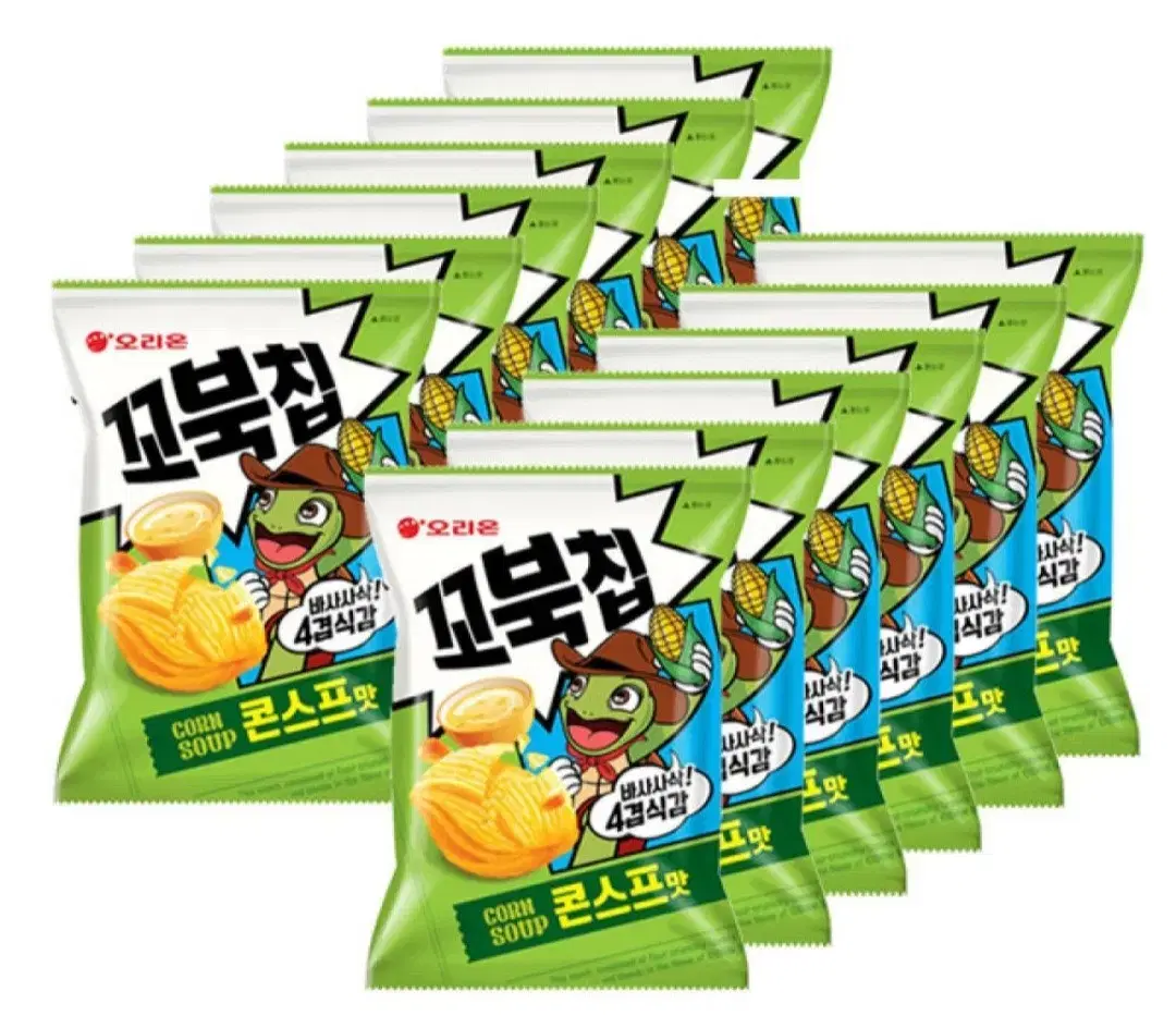 꼬북칩80GX12개+증정160GX1개맛선택콘스프맛,초코츄러스맛11900원