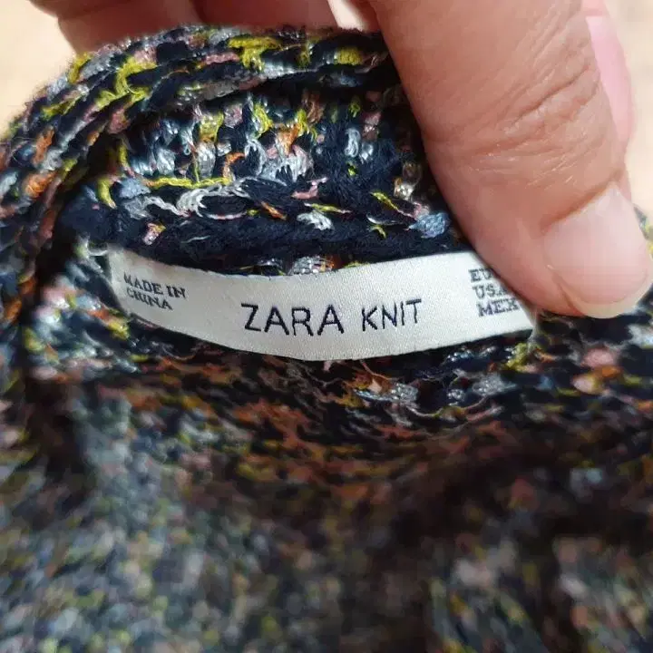 자라(ZARA) 카라 드레이핑 가디건 55-66 새상품