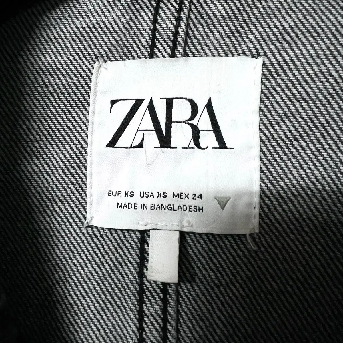 [XS,85]자라 zara 여성 데님자켓 흑청자켓 집업