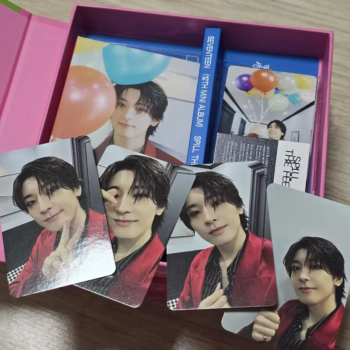 (2nd video)SEVENTEEN Mini 12집 Carat Vahn wonwoo De Ball + preorder pre-order benefit Postcard