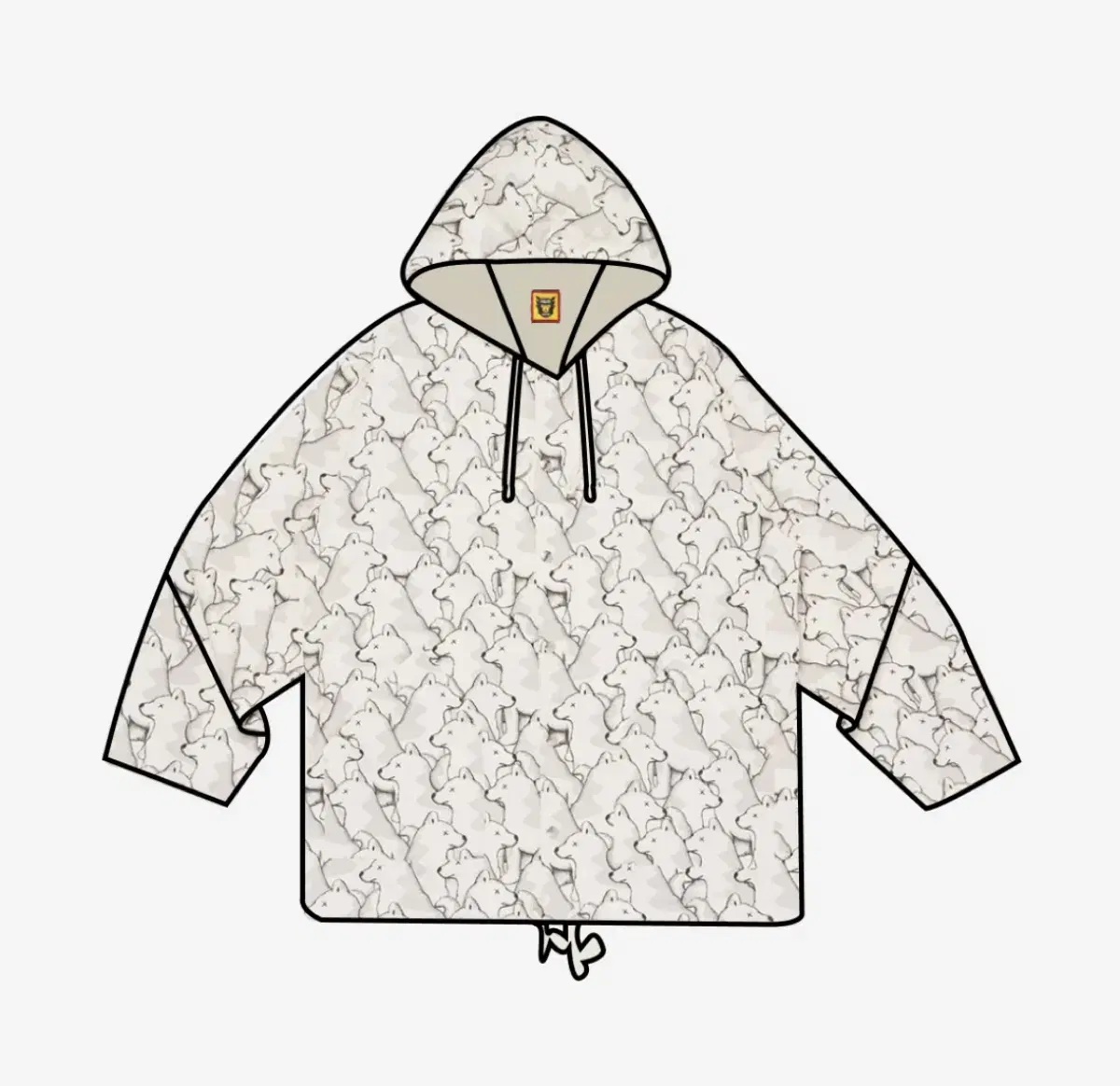 Human Made x Causs Poncho White - Seoul M