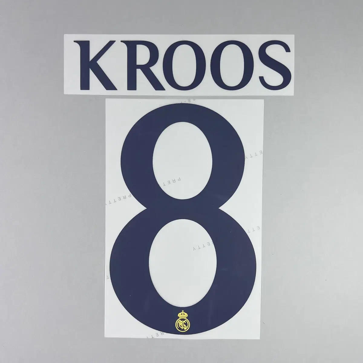 23/24 Real Madrid #8 Cross Jersey Name Set