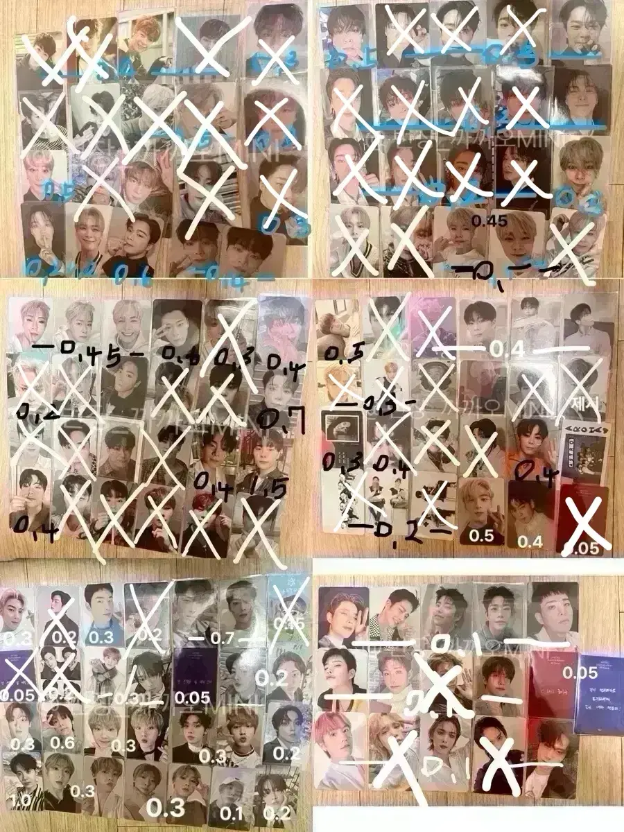 아스트로 포카 문빈 차은우 윤산하 진진 MJ 라키 포카 판매