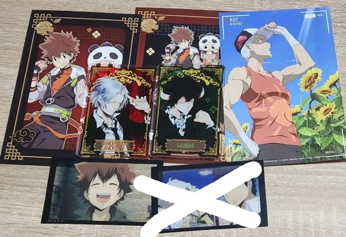 Kahiri Gokudera & Rambo Stekka, Tsuna postcard, etc.