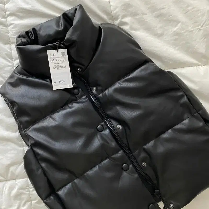 zara 자라 레더 패딩조끼