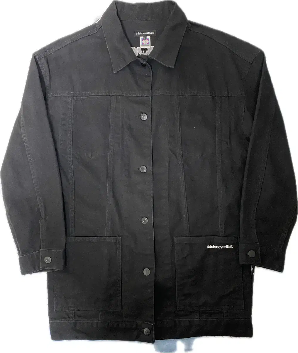 This Is Never Never That Back Logo Tucker Jacket Black Free