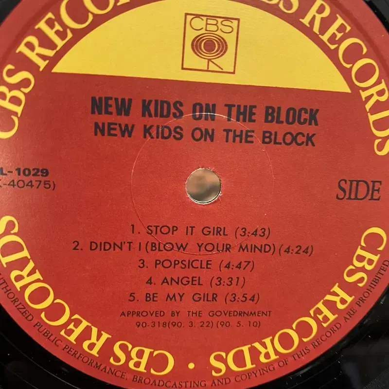 NEW KIDS ON THE BLOCK LP / AA6128