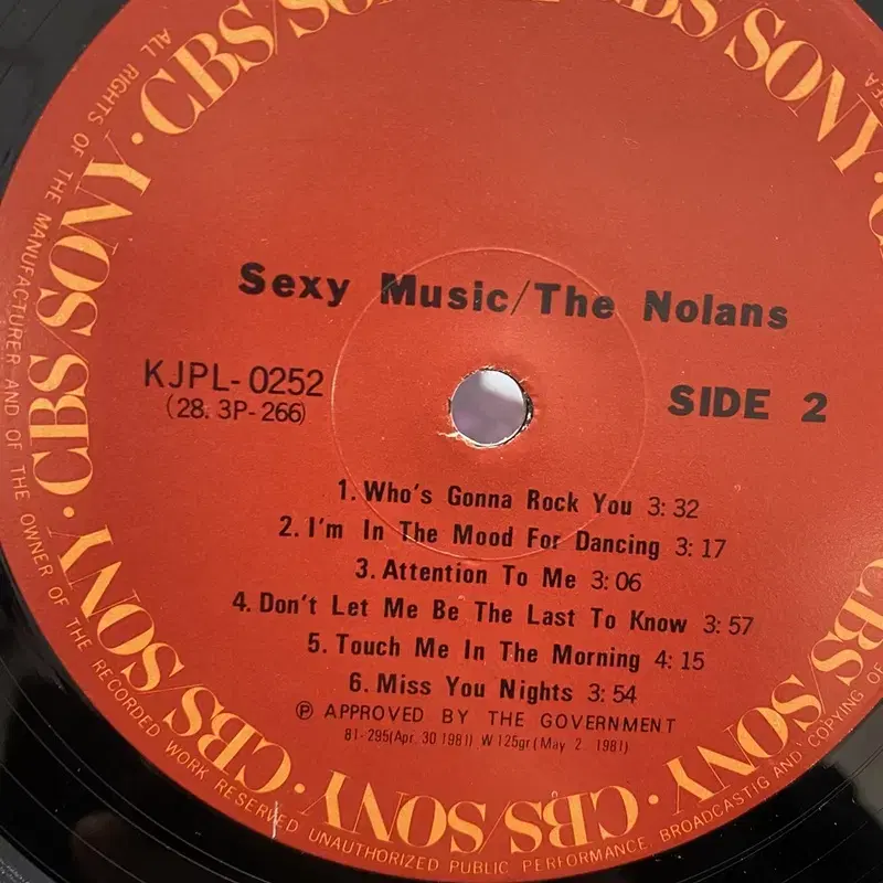 NOLANS LP / AA6129