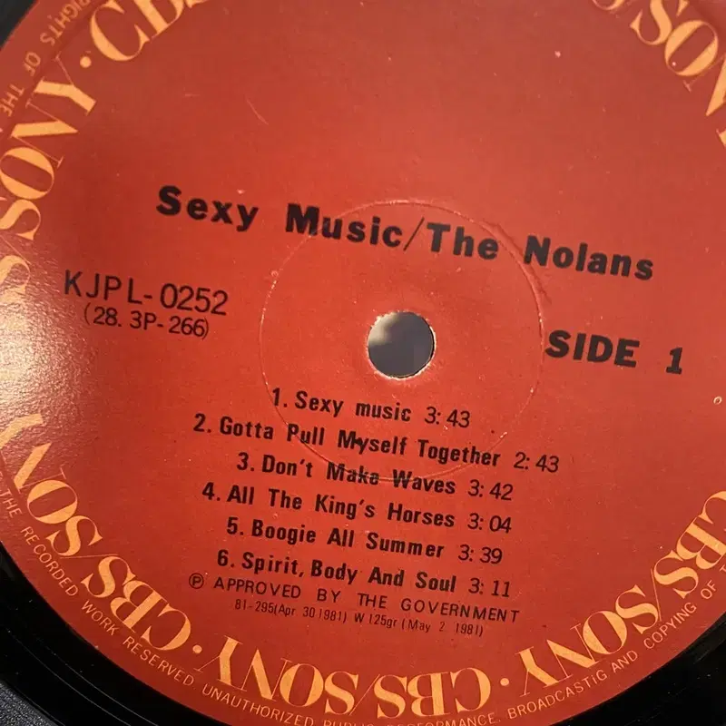 NOLANS LP / AA6129