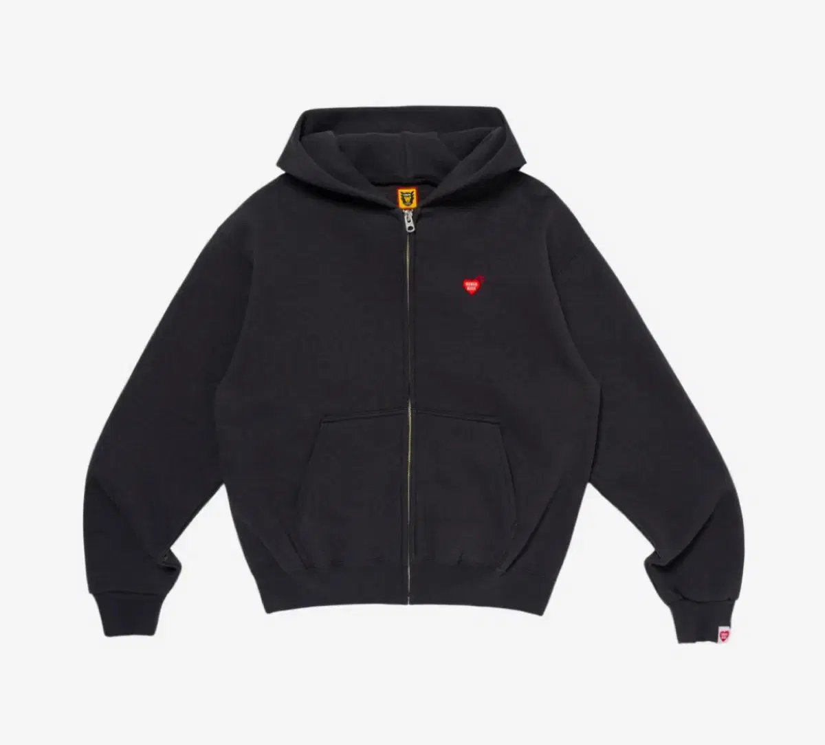 HumanMade Black Size L Hooded Zip-up