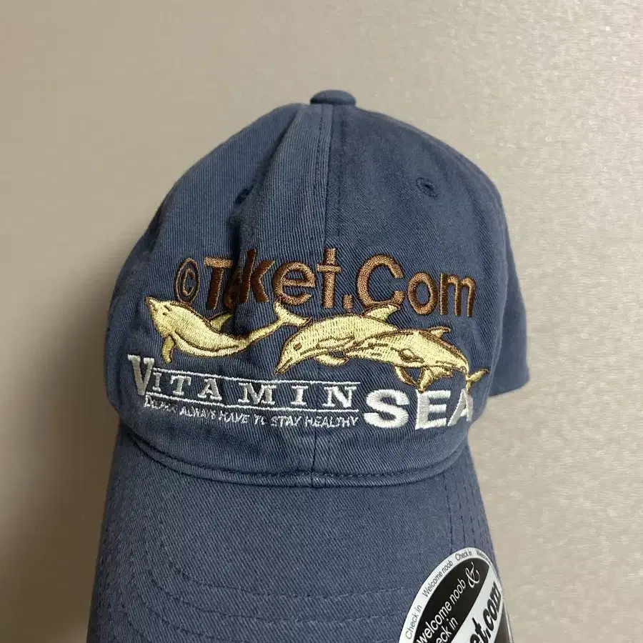 [반택포] 테켓 모자 볼캡 teket VITAMIN CAP-NAVY