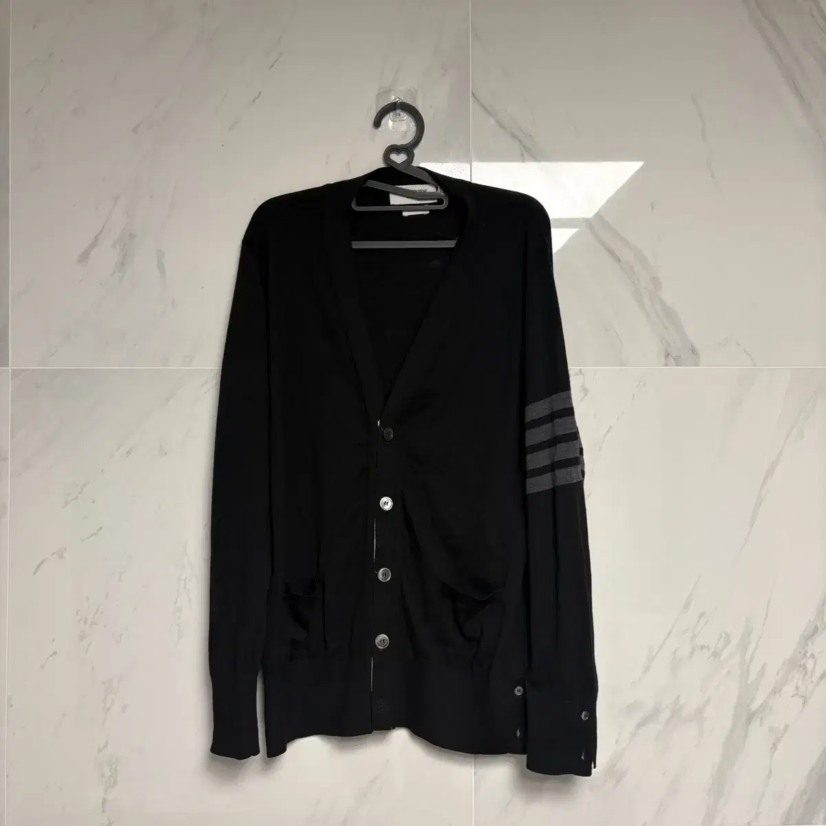 [4] Thom Browne Merino Wool Cardigan