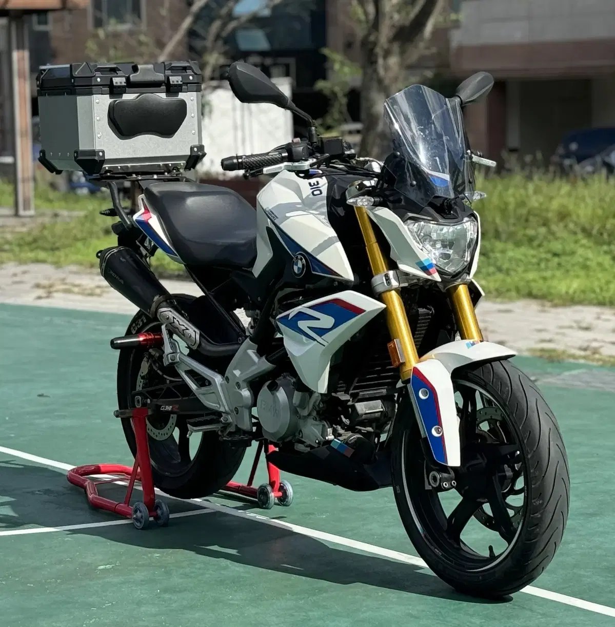 광주 BMW G310r 18년식 머플러 구변완료