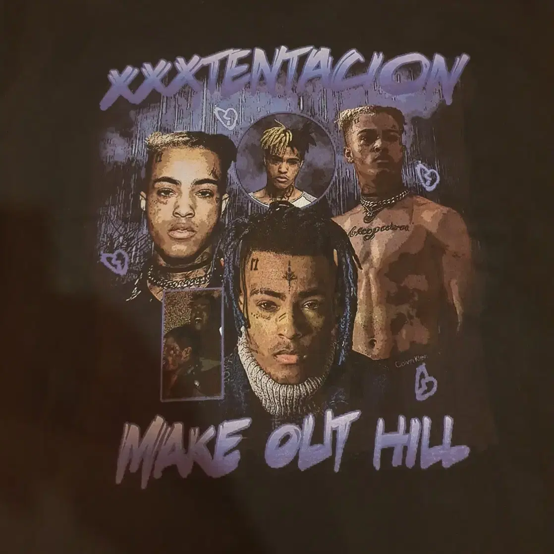 텐타시온 반팔 프린팅 티셔츠 XXXTENTACION 힙합 외힙 티