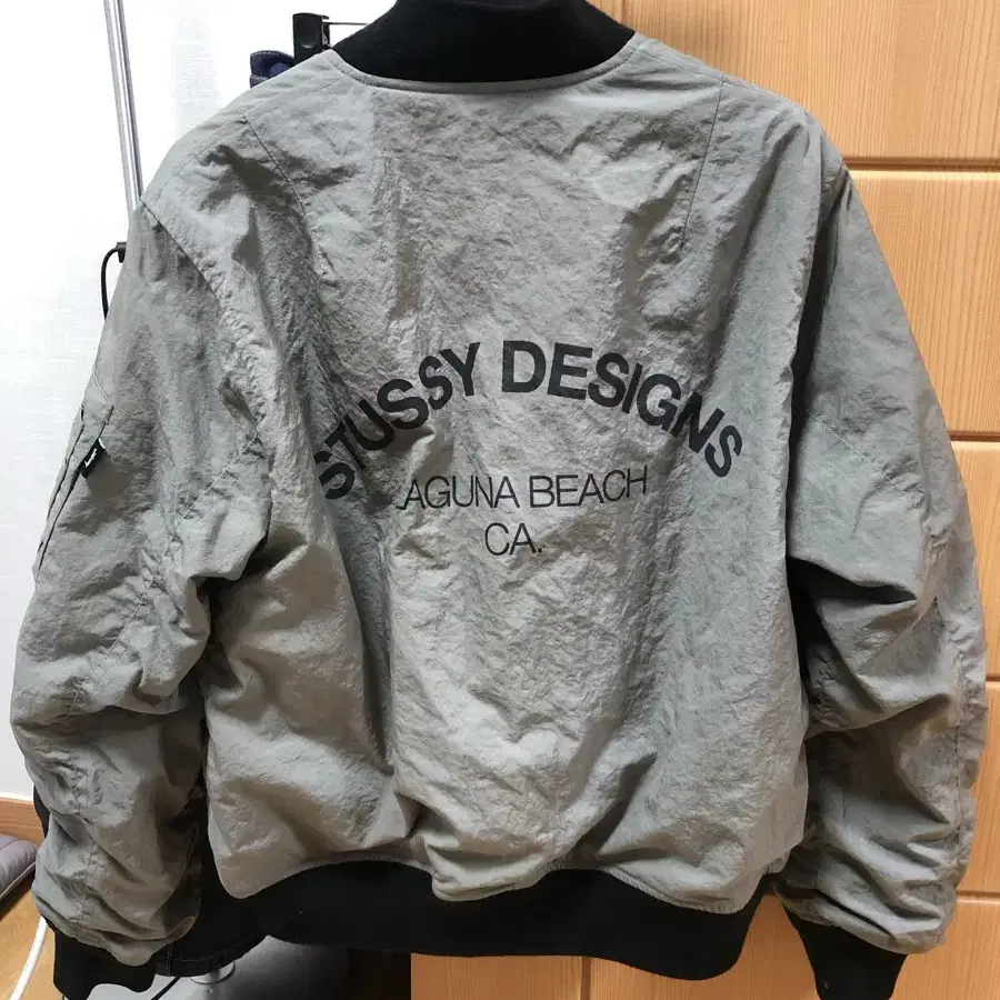 스투시 stussy 빈티지 항공점퍼 블루종