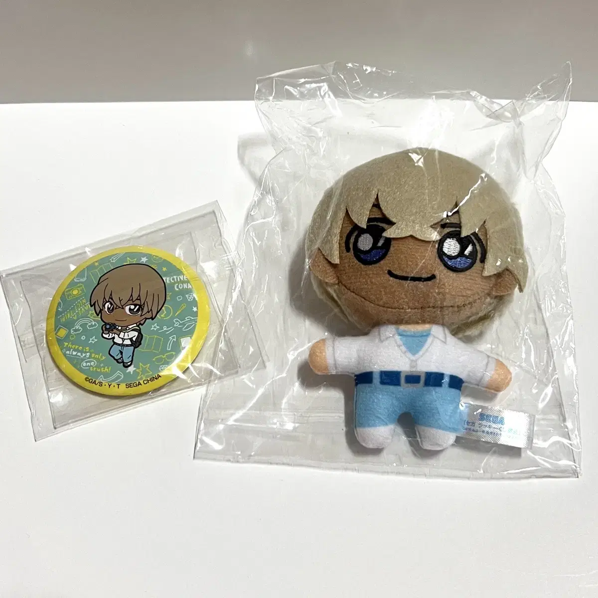 detective conan segakuji goodtravel amuro furuya lay puchinui doll canbadge