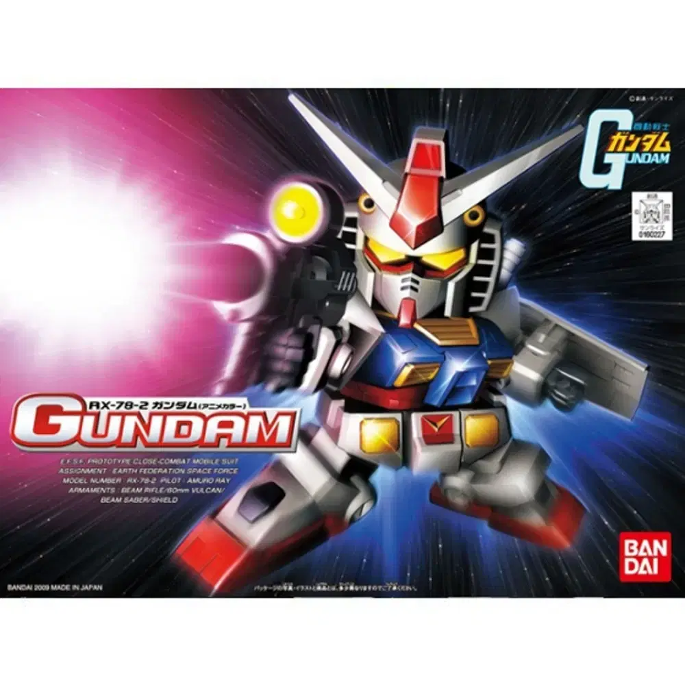 SD BB First Gundam Amurolay Resin Statues Anime Color Figure Fergan