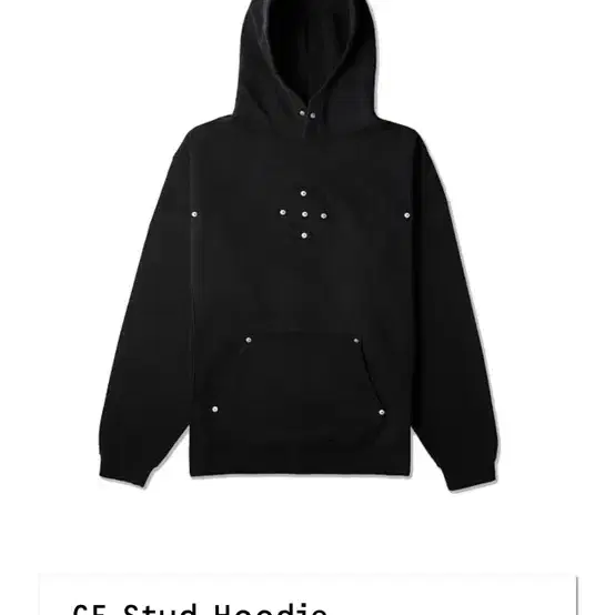 [M] Computer Format CF Stud Hoodie 스터드 후