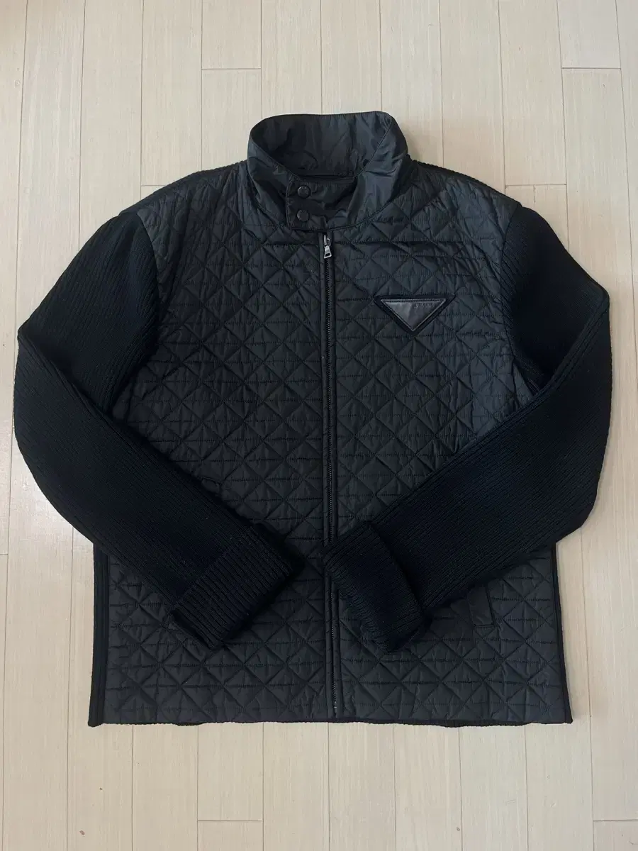 Prada Knit Zip-up Padding 54 XL