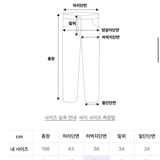 [L, 미착용 ] 유니온블루 원턱 치노팬츠