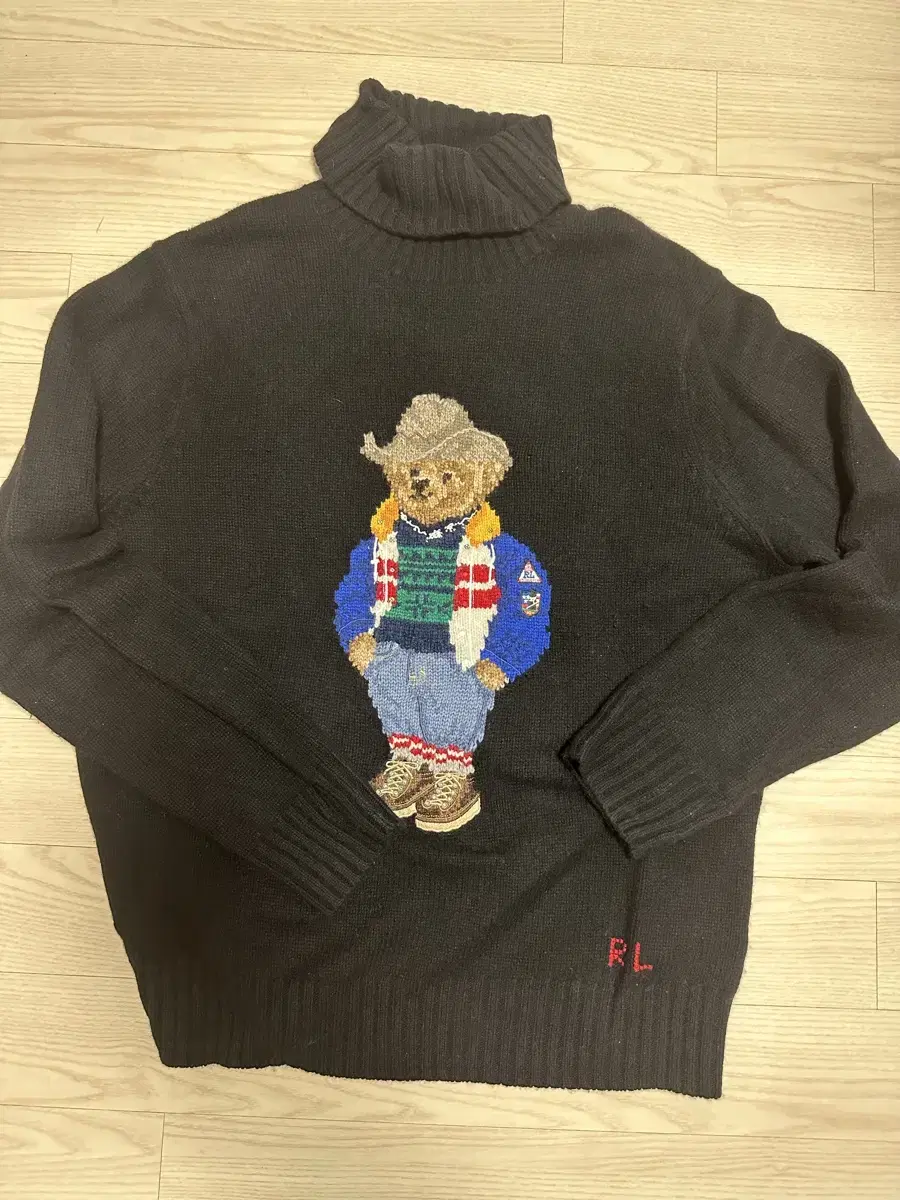 Polo Cowboy Bear Turtleneck Knit