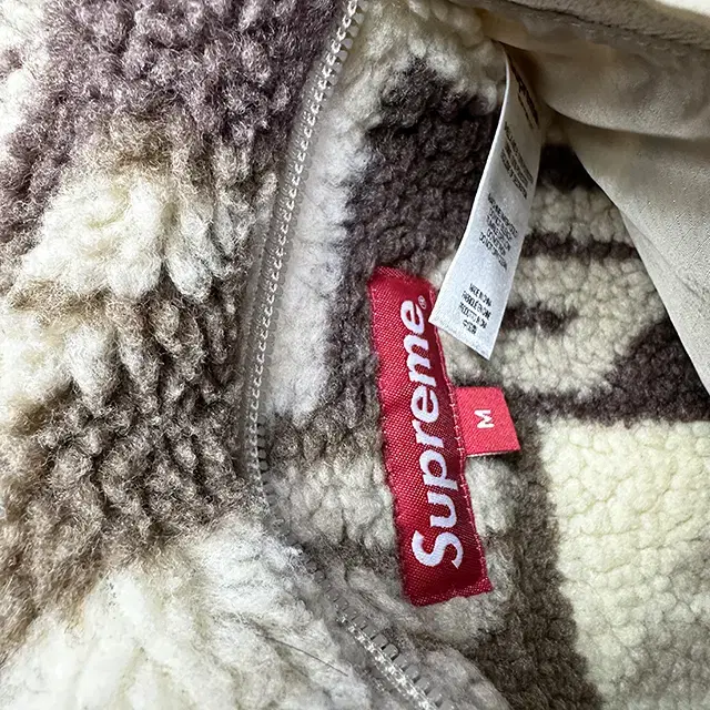 SUPREME 22FW Geo 슈프림 리버시블 플리스 자켓