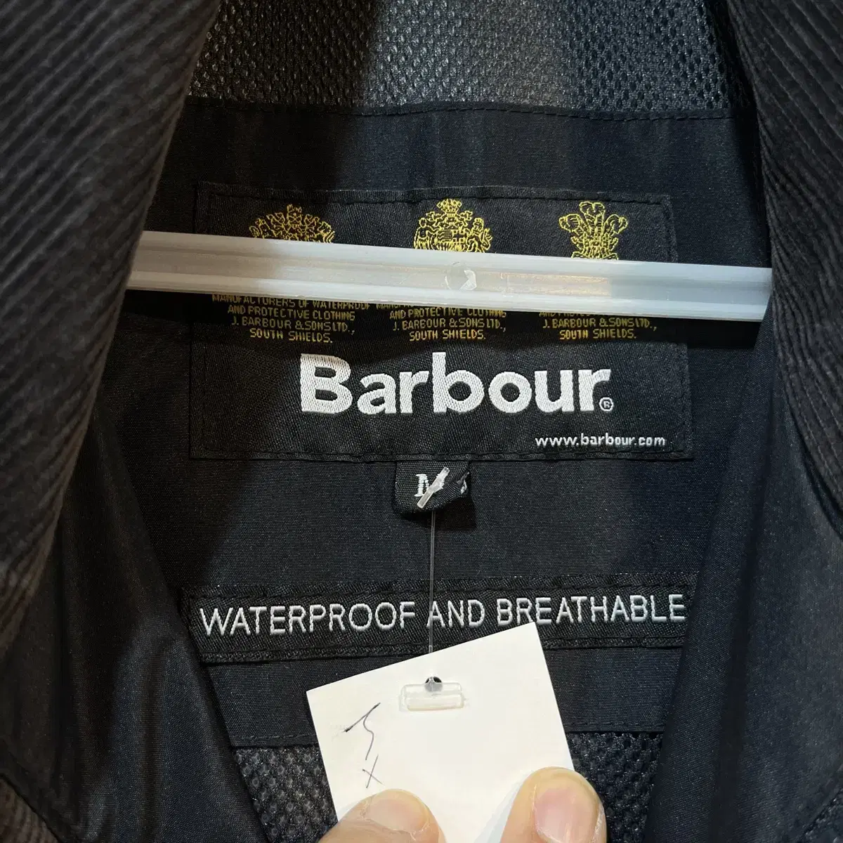 [M] Barbour 바버 나일론 자켓