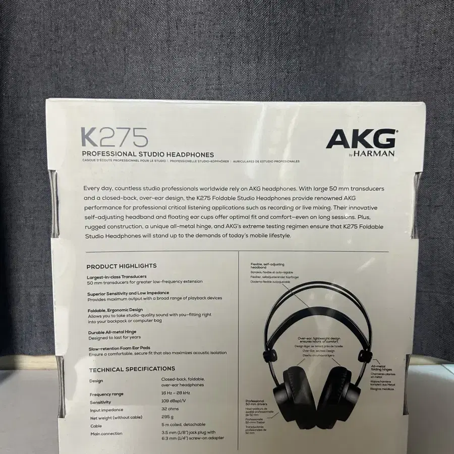 AKG K275 헤드폰 미개봉 새제품 판매합니다