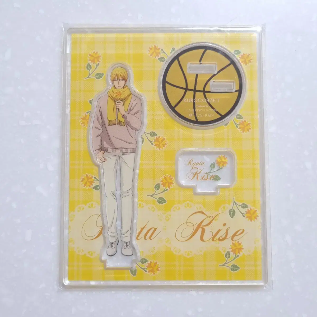 Kuroko's basketball kise ryota kurocorzet kurocorzet flower acrylic stand