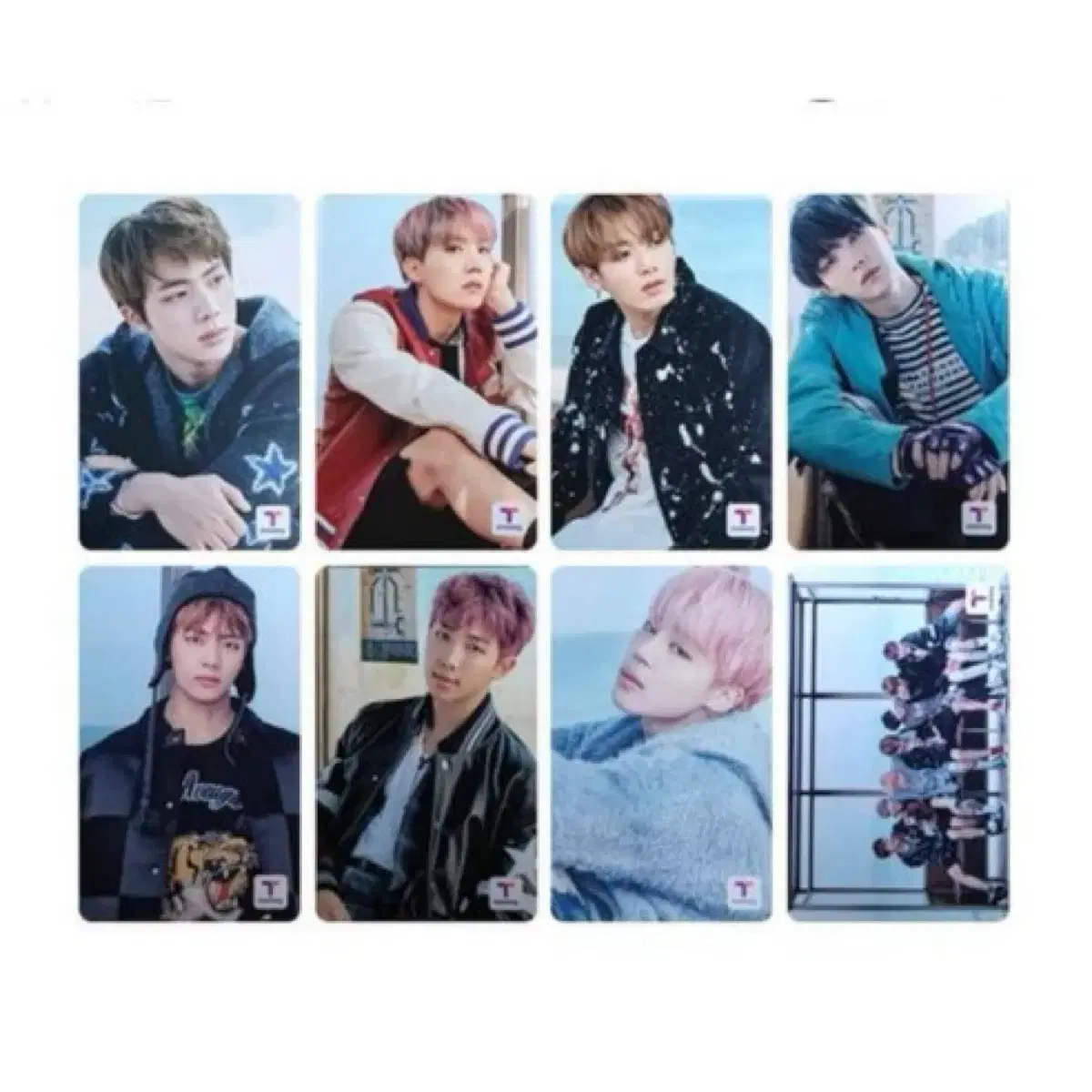 Bangtan Group Transportation Card sell limited edition Bom (last group photo card)