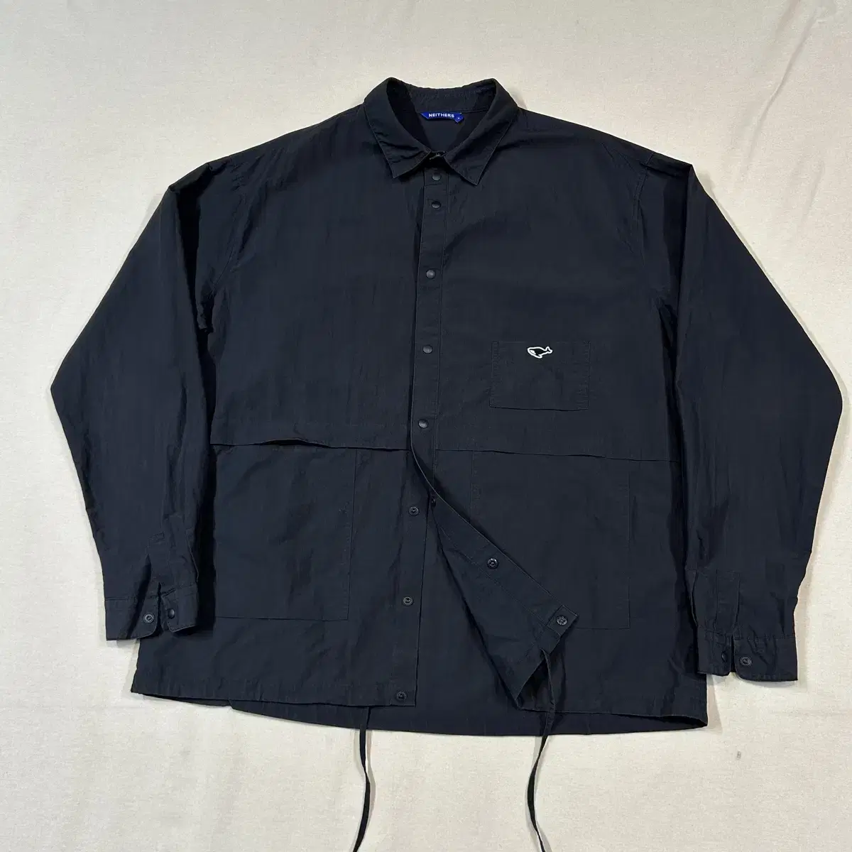 XL) Naders Button Overshirt C/N Jacket