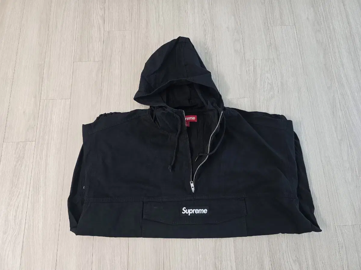 [XL] Supreme 24ss Cotton Utility Anorak Black