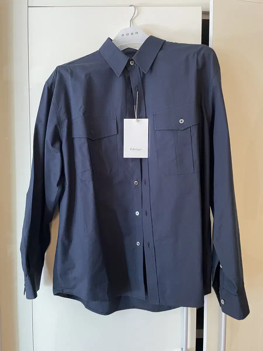 Fabregas Military Two-Pocket Shirt Navy 3 sizes