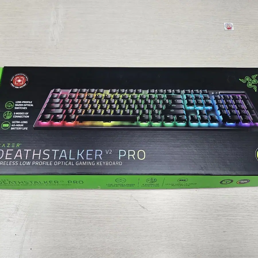 무선키보드) RAZER 데스스토커 v2 pro 판매