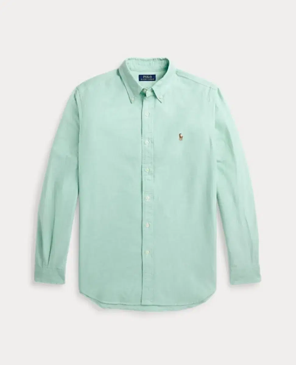 Polo Mint Oxford Shirt Slim Fit L
