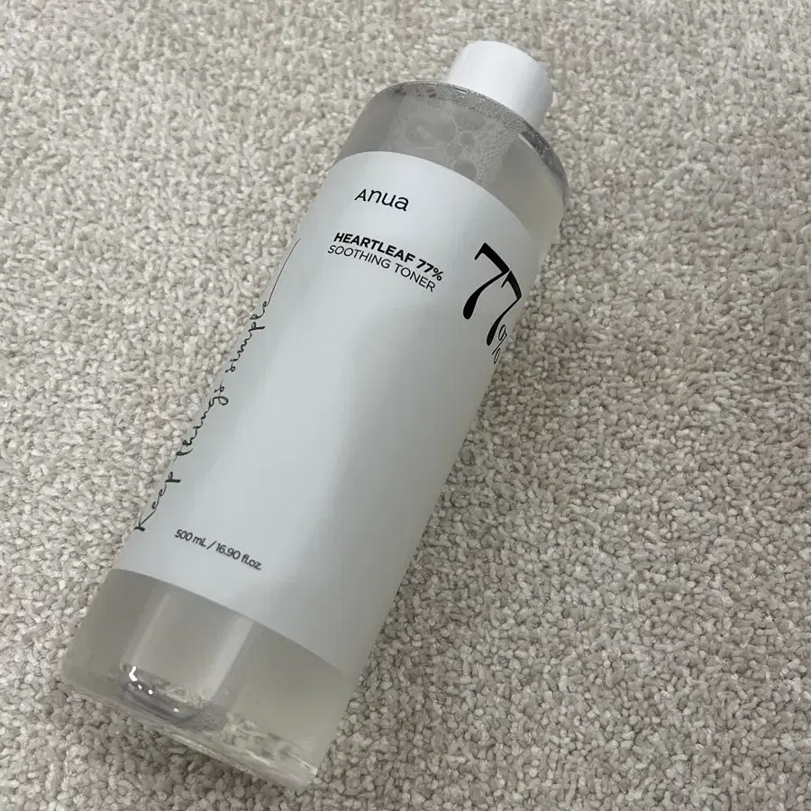 아누아 어성초 77 수딩토너 500ml 대용량