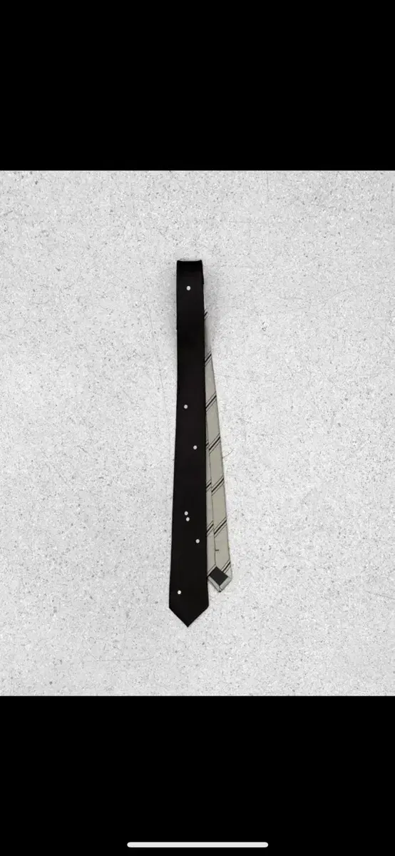 라벨아카이브 슬림타이  two - way layered tie