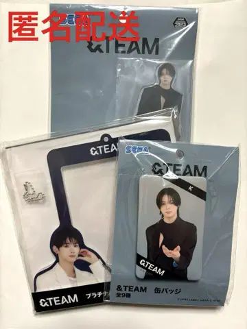 &TEAM 엔팀 클리어 스탠드 캔뱃지 프리큘러 케이스 K JO