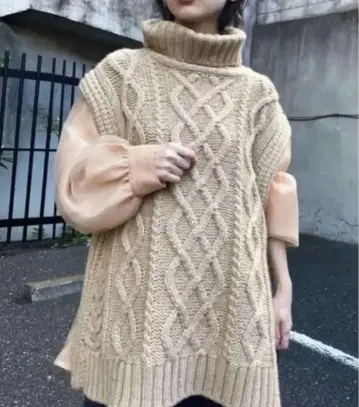 Ameri vintage COTTON CANDY SLEEVE KNIT
