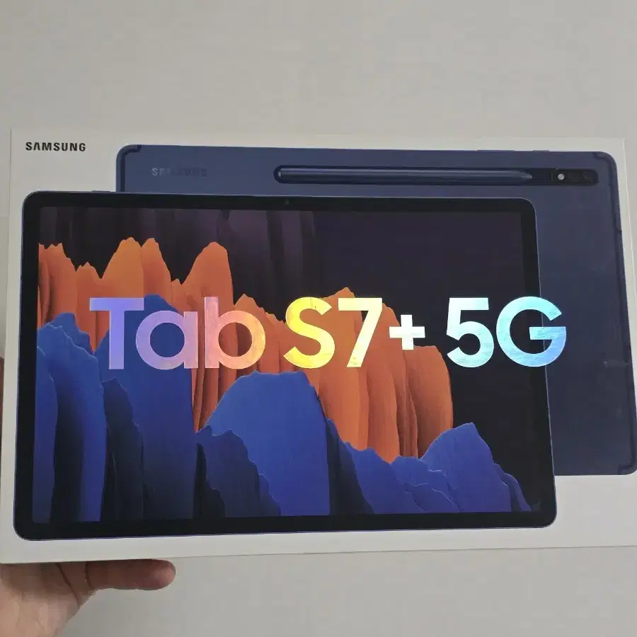 갤럭시탭S7+ 5g 512 네이비 판매합니다