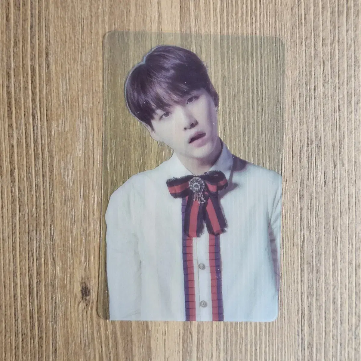 BTS bts WingsCon Amiibooth suga min yoongi SUGA Photocard Poka