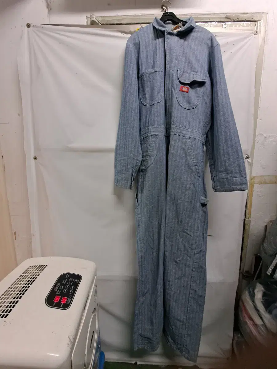 (32~33) Dickies Overalls Stripe