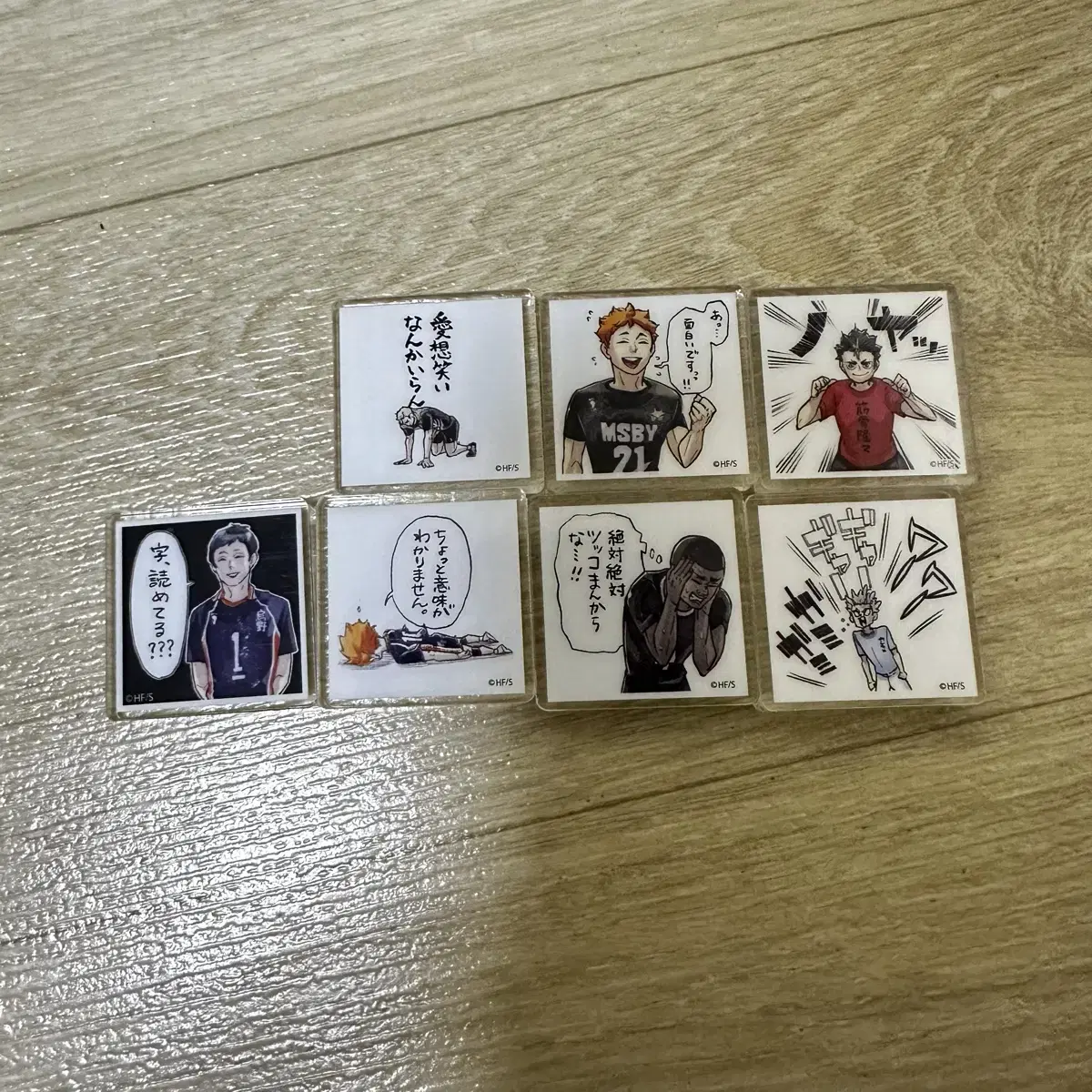 Haikyuu Mini Acrylic Tile Original acrylic Tile