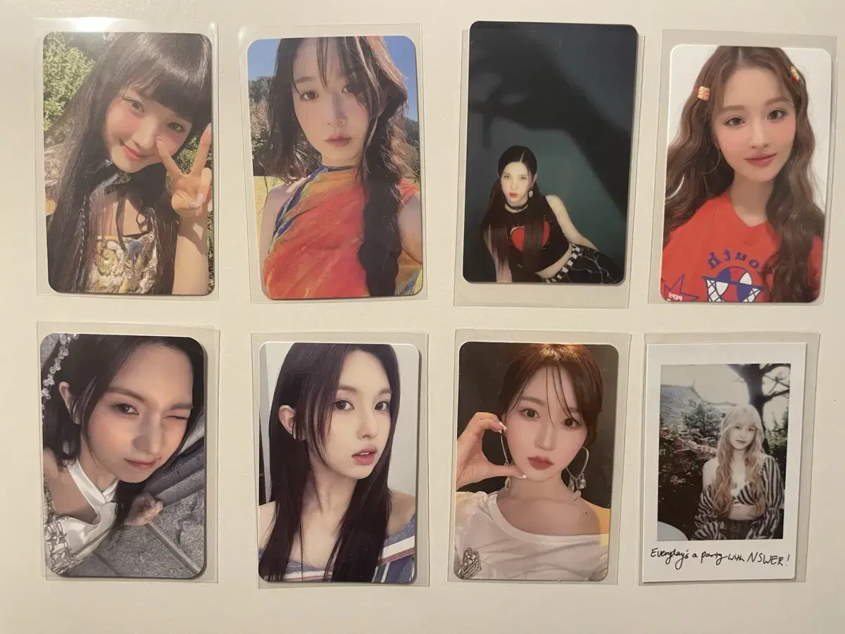 nmixx photocard haewon sullyoon lily jiwoo kyujin