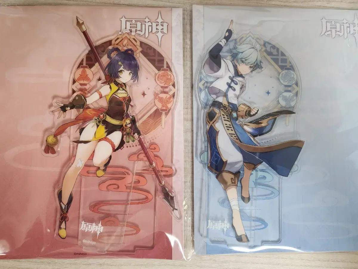 Genshin Impact Official acrylic stand Xiangling Zhongyun Unsealed