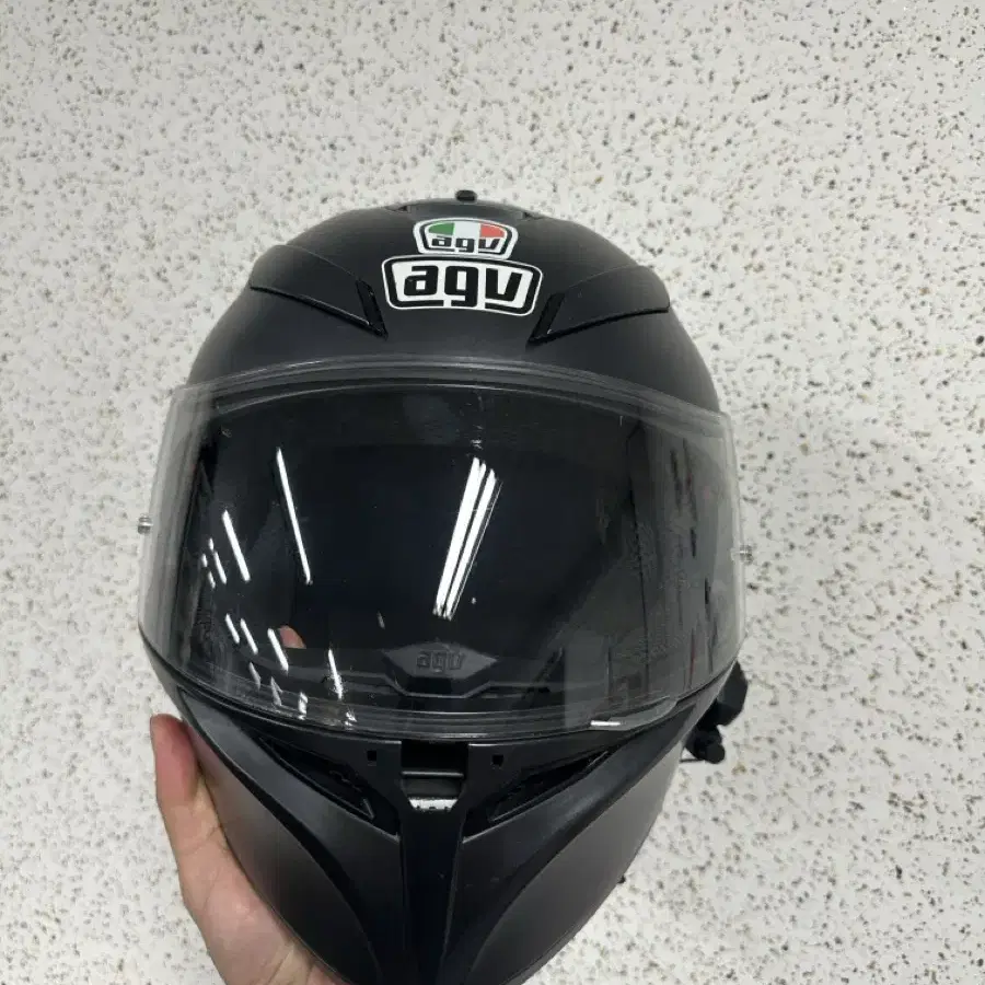 agv k5 무광블랙 + 비모토v6 바이크헬멧